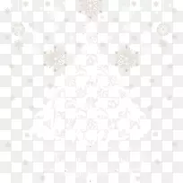 线对称角点图案-雪花圣诞树-空若网 线对称角点图案-雪花圣诞树-空若网