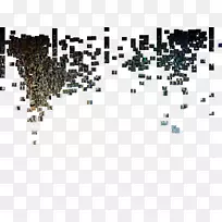 线点技术字体线-空若网 线点技术字体线-空若网