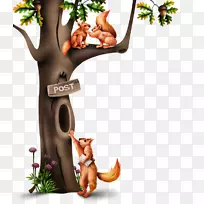 树空心松鼠-树-空若网 树空心松鼠-树-空若网