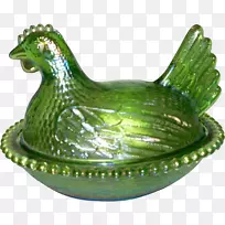 嘉年华玻璃碗蓝绿玻璃-空若网 嘉年华玻璃碗蓝绿玻璃-空若网