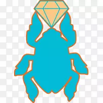 蟾蜍线对称剪贴画线-空若网 蟾蜍线对称剪贴画线-空若网