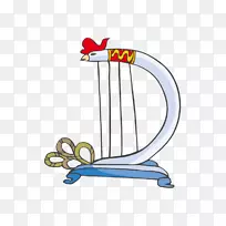 卡通竖琴乐器.竖琴图像材料-空若网 卡通竖琴乐器.竖琴图像材料-空若网