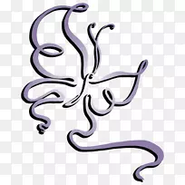 无脊椎动物身体珠宝线剪贴画线-空若网 无脊椎动物身体珠宝线剪贴画线-空若网