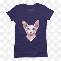 t恤帽衫拖鞋猫上衣t恤-空若网 t恤帽衫拖鞋猫上衣t恤-空若网