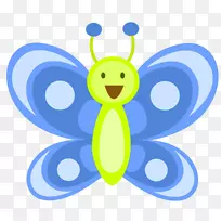 蝴蝶昆虫动画剪辑艺术-卡通蝴蝶-空若网 蝴蝶昆虫动画剪辑艺术-卡通蝴蝶-空若网