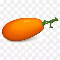 苦瓜夹艺术-柿子-空若网 苦瓜夹艺术-柿子-空若网