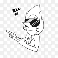 线条艺术手指口素描-空若网 线条艺术手指口素描-空若网