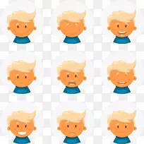 微笑表情剪辑艺术-9可爱男孩表达载体阿凡达-空若网 微笑表情剪辑艺术-9可爱男孩表达载体阿凡达-空若网