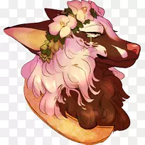 马匹卡通开花植物-马-空若网 马匹卡通开花植物-马-空若网