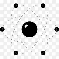 卢瑟福模型化学原子科学模型-空若网 卢瑟福模型化学原子科学模型-空若网