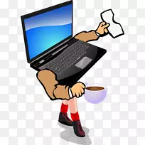 笔记本电脑剪贴画.咖啡剪贴画-空若网 笔记本电脑剪贴画.咖啡剪贴画-空若网