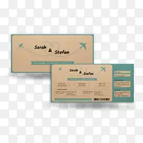 飞机票DIN lang老式服装笔记本电脑-保存日期票-空若网 飞机票DIN lang老式服装笔记本电脑-保存日期票-空若网