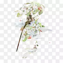 水彩画艺术画-古代美丽水彩画插图-空若网 水彩画艺术画-古代美丽水彩画插图-空若网