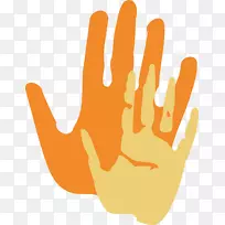 幼儿父母母亲剪贴画-儿童手-空若网 幼儿父母母亲剪贴画-儿童手-空若网