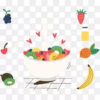 水果沙拉猕猴桃蔬菜卡通美味水果沙拉-空若网 水果沙拉猕猴桃蔬菜卡通美味水果沙拉-空若网