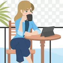 咖啡咖啡厅画星巴克-女人喝咖啡-空若网 咖啡咖啡厅画星巴克-女人喝咖啡-空若网