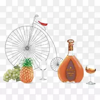 红葡萄酒香槟利口酒水果菠萝香槟-空若网 红葡萄酒香槟利口酒水果菠萝香槟-空若网