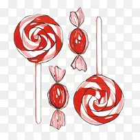 棒棒糖棉糖水彩画水彩画-空若网 棒棒糖棉糖水彩画水彩画-空若网