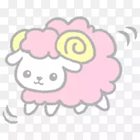 彩色绵羊卡通-小羊-空若网 彩色绵羊卡通-小羊-空若网