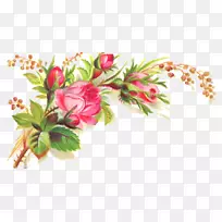 花卉设计花束剪贴画角花-空若网 花卉设计花束剪贴画角花-空若网