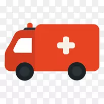 救护车急救车辆医学图标-卡通救护车-空若网 救护车急救车辆医学图标-卡通救护车-空若网