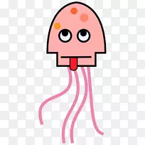 章鱼卡通鼻子剪贴画卡通章鱼-空若网 章鱼卡通鼻子剪贴画卡通章鱼-空若网