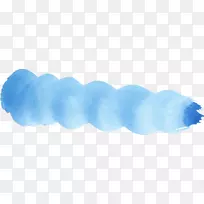 水彩画刷蓝笔画-空若网 水彩画刷蓝笔画-空若网