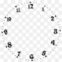 数字钟挂钟面表-6号沙龙-空若网 数字钟挂钟面表-6号沙龙-空若网