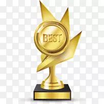 金奖奖杯-奖杯元素-空若网 金奖奖杯-奖杯元素-空若网