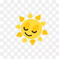 卡通吉他-可爱的黄色卡通太阳材料-空若网 卡通吉他-可爱的黄色卡通太阳材料-空若网