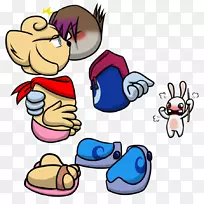 卡通鼻子线夹艺术-狂野兔-空若网 卡通鼻子线夹艺术-狂野兔-空若网