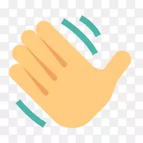 电脑图标挥动拇指夹艺术图标手-空若网 电脑图标挥动拇指夹艺术图标手-空若网