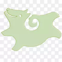 叶动画-微笑。狗-空若网 叶动画-微笑。狗-空若网