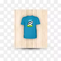 T恤袖绿松石字体愤怒的母牛-空若网 T恤袖绿松石字体愤怒的母牛-空若网