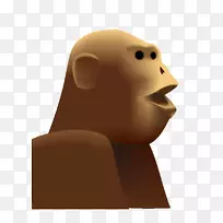 熊鼻子卡通-教室对象-空若网 熊鼻子卡通-教室对象-空若网