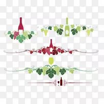 葡萄酒普通葡萄藤.葡萄藤本植物的手绘图案-空若网 葡萄酒普通葡萄藤.葡萄藤本植物的手绘图案-空若网