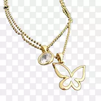 项链金属体穿孔首饰可爱的项链-空若网 项链金属体穿孔首饰可爱的项链-空若网