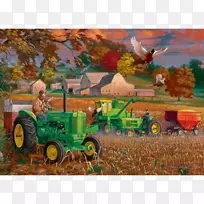 约翰迪尔农场拼图拖拉机-空若网 约翰迪尔农场拼图拖拉机-空若网