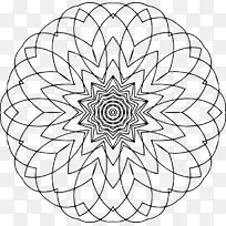 圆对称线艺术点图案-圆-空若网 圆对称线艺术点图案-圆-空若网