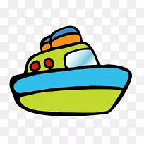 动画画片艺术-蓝色卡通船-空若网 动画画片艺术-蓝色卡通船-空若网