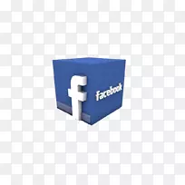 社交媒体Facebook公司博客如按钮剪贴画-3D盒-空若网 社交媒体Facebook公司博客如按钮剪贴画-3D盒-空若网