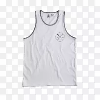 镀金t恤上衣衣袖白色背心-空若网 镀金t恤上衣衣袖白色背心-空若网