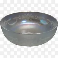 碗铀玻璃Steuben玻璃作品艺术玻璃-空若网 碗铀玻璃Steuben玻璃作品艺术玻璃-空若网