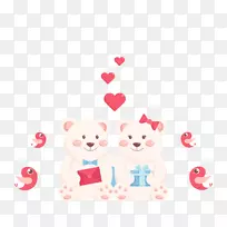 北极熊可爱-可爱的北极熊夫妇-空若网 北极熊可爱-可爱的北极熊夫妇-空若网