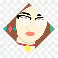 鼻子眼镜线夹艺术叮当铃-空若网 鼻子眼镜线夹艺术叮当铃-空若网