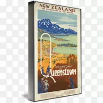 昆斯敦海报纸澳大利亚艺术-旅游海报-空若网 昆斯敦海报纸澳大利亚艺术-旅游海报-空若网