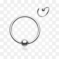 车身首饰鼻钢材料银鼻穿孔-空若网 车身首饰鼻钢材料银鼻穿孔-空若网