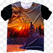 T恤袖外装-晚霞-空若网 T恤袖外装-晚霞-空若网