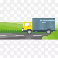 运输图-同一天的送货卡车-空若网 运输图-同一天的送货卡车-空若网