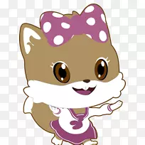 小狗猫可爱插画-可爱小猫-空若网 小狗猫可爱插画-可爱小猫-空若网